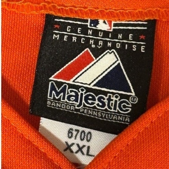 Majestic Gueuine Baltimore Orioles Markakis 21 Orange Baseball Jersey Men's XXL - Picture 5 of 9